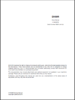 Develon DX60R Mini Excavator Shop Manual (K1042957E)