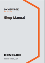Develon DX165WR-7K Wheeled Excavator Shop Manual (950106-03639_A_EN)