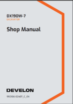 Develon DX190W-7 Wheeled Excavator Shop Manual (950106-02407_C_EN)