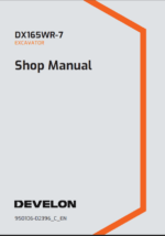 Develon DX165WR-7 Wheeled Excavator Shop Manual (950106-02396_C_EN)