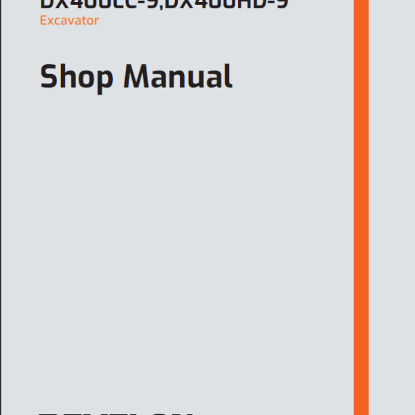 Develon DX400LC-9 Excavator Shop Manual (950106-04098_A_EN)