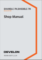 Develon DX490LC-7K Crawler Excavator Shop Manual (950106-02877_D_EN)