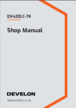 Develon DX420LC-7K Crawler Excavator Shop Manual (950106-02922_D_EN)