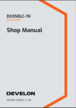 Develon DX350LC-7K Crawler Excavator Shop Manual (950106-02869_D_EN)