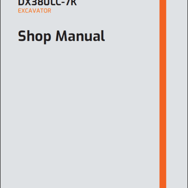 Develon DX380LC-7K Crawler Excavator Shop Manual (950106-02643_C_EN)