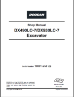Develon DX530LC-7 Crawler Excavator Shop Manual (950106-02204BE)
