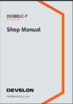 Develon DX380LC-7 Crawler Excavator Shop Manual (950106-02126_C_EN)