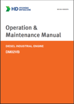 Develon DM02VB Diesel Industrial Engine Operation and Maintenance Manual (950106-150003EN)