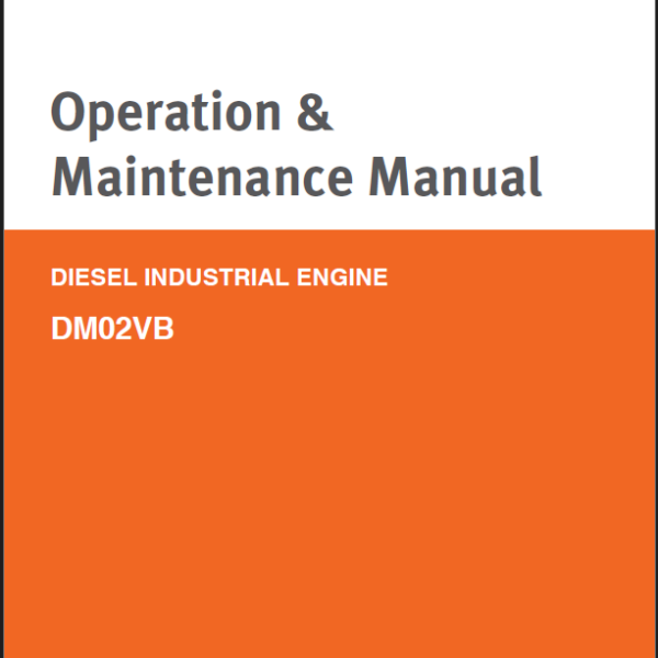 Develon DM02VB Diesel Industrial Engine Operation and Maintenance Manual (950106-150003EN)