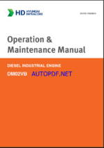 Develon DM02VB Diesel Industrial Engine Operation and Maintenance Manual (950106-108008EN)