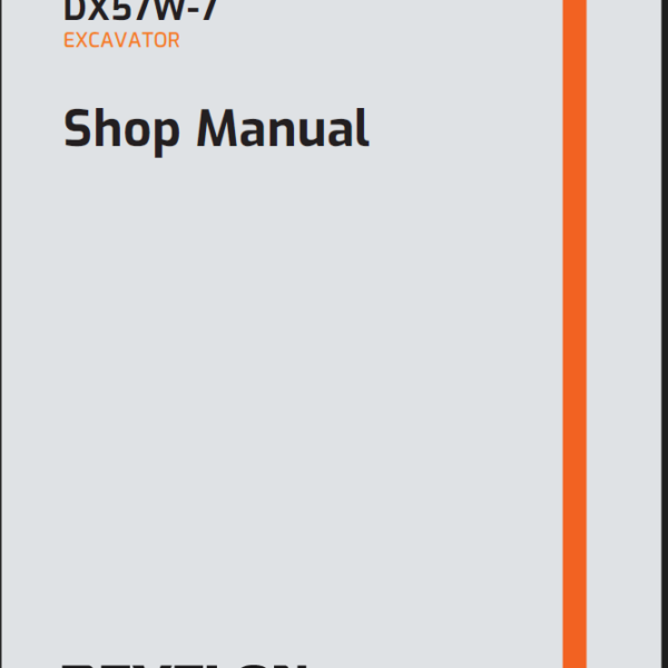 Develon DX23E Mini Excavator Shop Manual