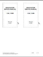 Case 1280, 1280B Excavator Service Manual (8-42201) (June 1985)