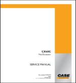 Case CX60C Mini Excavator Service Manual (91751777) (November 2021)