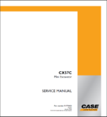 Case CX57C Mini Excavator Service Manual (91770425) (January 2022)