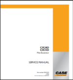 Case CX28D, CX35D Mini Excavator Service Manual (92235270) (July 2024)