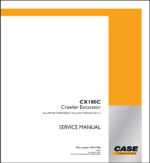 Case CX180C Crawler Excavator Service Manual (90447496) (November 2020)