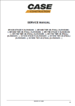 Case SR160B, SR175B, SV185B Tier 4B Final Service Manual (90442786)