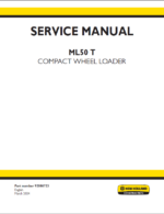 New Holland ML50T Compact Wheel Loader Service Manual (92086723)