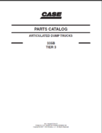 Case 335B Tier 3 Articulated Dump Trucks Parts Catalog (87659352)
