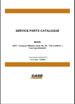 Case 221F HZ, ZB Tier 4 Compact Wheel Loader Service Parts Catalogue (533234221PC) (December 2023)