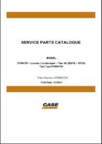 Case 570N EP Tier 4B Loader Landscaper Service Parts Catalogue (675604724) (July 2023)
