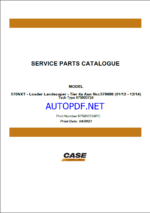 Case 570NXT Tier 4A Loader Landscaper Service Parts Catalogue (675603724PC) (April 2023)
