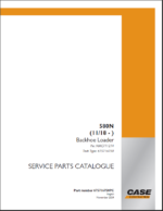 Case 580N Backhoe Loader Service Parts Catalogue (675716750PC) (2) (November 2024)