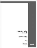 Case 584, 585, 586CK Forklift Parts Catalog (C1175)