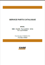 Case 586H Forklift Service Parts Catalogue (675902021PC) (March 2023)