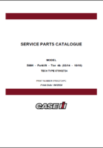 Case 588H Tier 4B Forklift Service Parts Catalogue (675902724PC) (April 2024)