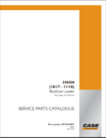 Case 590SN Backhoe Loader Service Parts Catalogue (675746740PC) (April 2025)