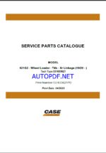 Case 621G2 Wheel Loader Service Parts Catalogue (531633621PC) (April 2023)