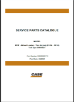 Case 821F Tier 4B Wheel Loader Service Parts Catalogue (530635821PC) (April 2023)