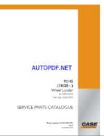 Case 921G Wheel Loader Service Parts Catalogue (531613921PC) (November 2024)