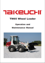Takeuchi TW65 Wheel Loader Operation and Maintenance Manual (8016656)