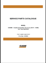 Case CX350C Tier 4 NA Crawler Excavator Service Parts Catalogue (540419353PC) (April 2024)