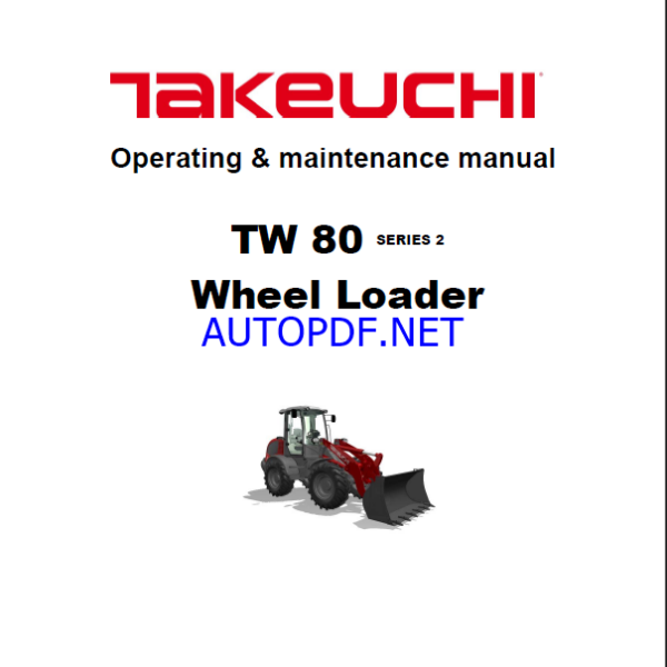 Takeuchi TB007 Mini Excavator Parts Manual (PB4-101Z7-3)