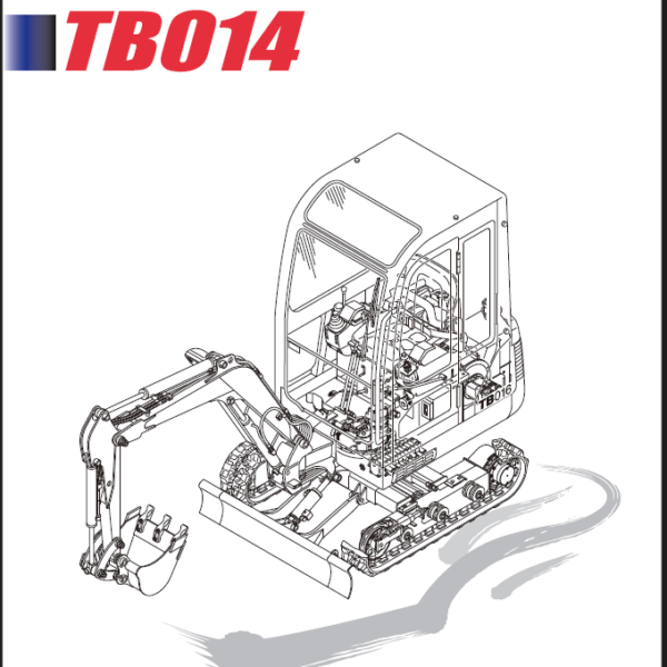 Takeuchi TB014 Mini Excavator Parts Manual (BC4Z107-8-0)