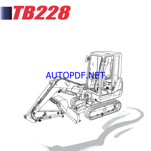 Takeuchi TB228 Mini Excavator Parts Manual (BE7Z008-4-0)