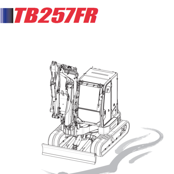 Takeuchi TB257FR Mini Excavator Parts Manual (BJ4Z015-1-0)