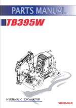 Takeuchi TB1140 Hydraulic Excavator Parts Manual (BN0Z009-7-0)