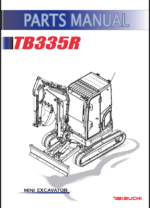 Takeuchi TB335R Mini Excavator Parts Manual (BAB0Z014-0-0)