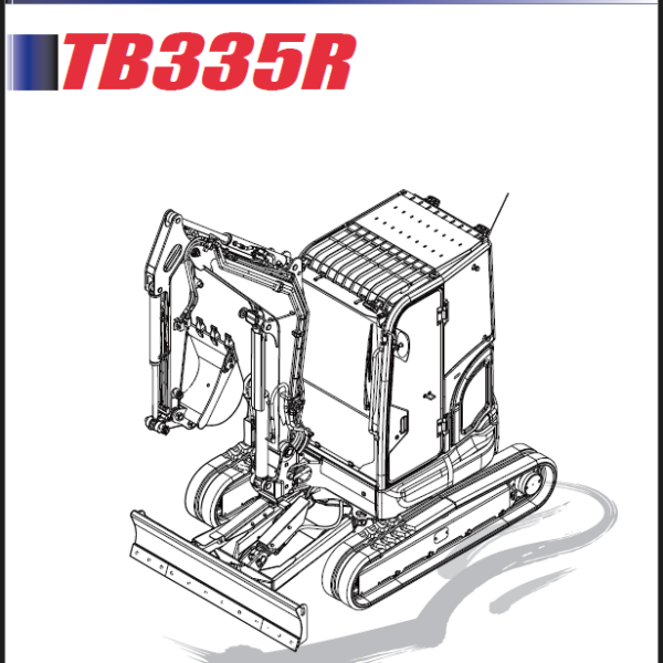 Takeuchi TB335R Mini Excavator Parts Manual (BAB0Z014-0-0)
