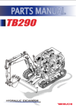 Takeuchi TB290 Hydraulic Excavator Parts Manual (BM3Z014-0-0)