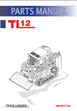 Takeuchi TL12 Track Loader Parts Manual (BU7Z003-9-B)