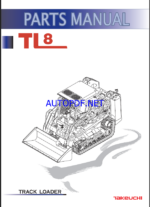 Takeuchi TL8 Track Loader Parts Manual (BU8Z004-8-0)
