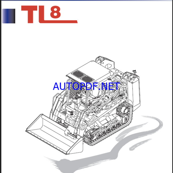 Takeuchi TL8 Track Loader Parts Manual (BU8Z004-8-0)