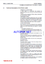 Takeuchi TW60 Wheel Loader Service Manual