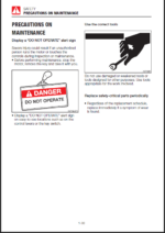 Takeuchi TB20e Electric Power Mini ExcavatTakeuchi TB20e Electric Power Mini Excavator Operators Manual (AC9EN016)