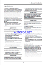 Develon DM03VA, DM03PA Diesel Industrial Engine Operation and Maintenance Manual (950106-116013EN)